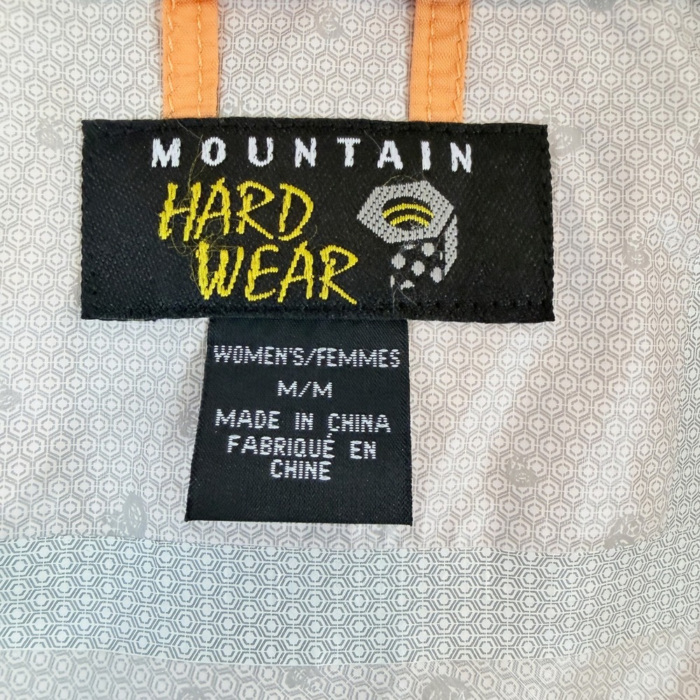 Mountain HardWear Womens Med Stretch Ozonic Jacket Orange Hiking - Picture 6 of 16